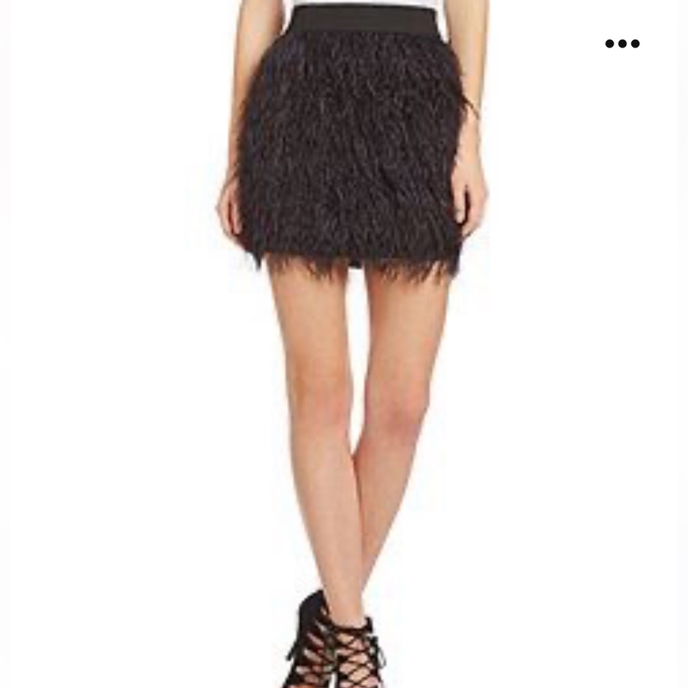 Sugarlips Elegant Black Textured Mini Skirt